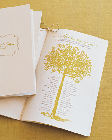 Friends of ours Casey and Kristin made these programs at their wedding 